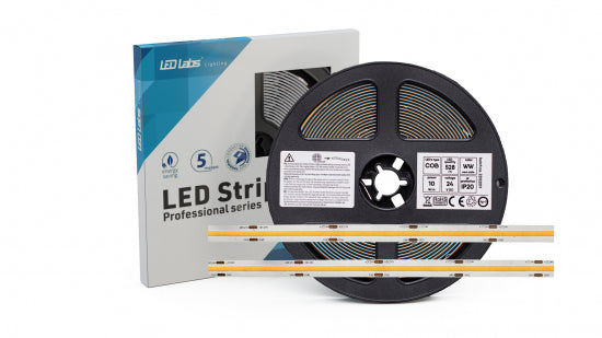 LED Streifen PRO 3Y 24V 2640 LED COB 10W WW RA90