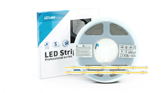 LED Streifen PRO 3Y 24V 2640 LED COB 10W CW RA90 HS
