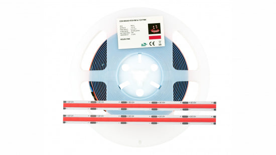 LED Streifen 2400 LED 480 LED/m COB 9W, ROSA