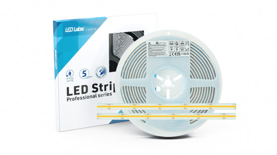 LED Streifen PRO 3Y 24V 2640 LED COB 10W CW RA90 IP67