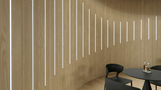 Lumines Profil Typ W INOX, eloxiert