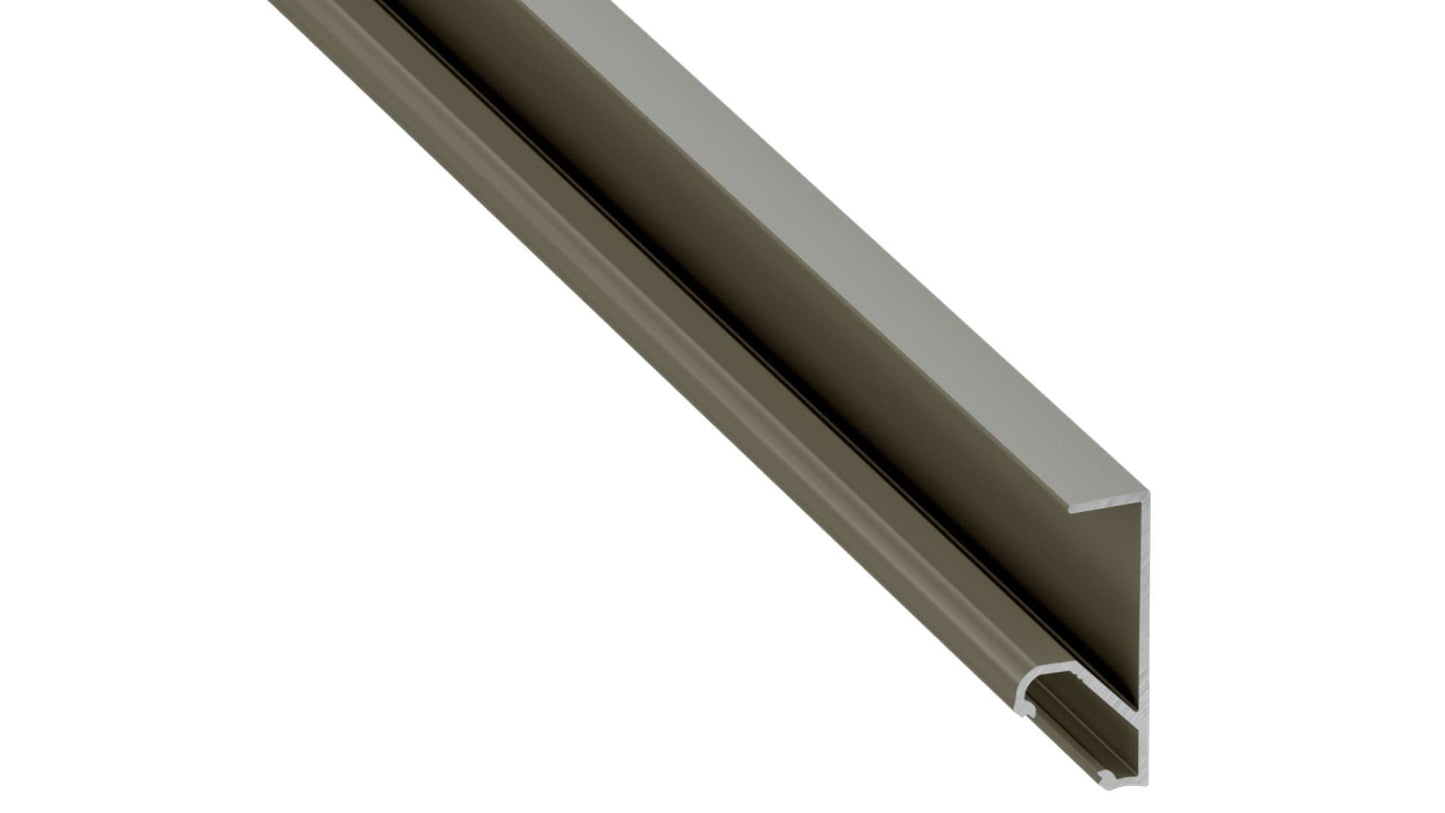 Lumines Profil Typ Q18 INOX eloxiert