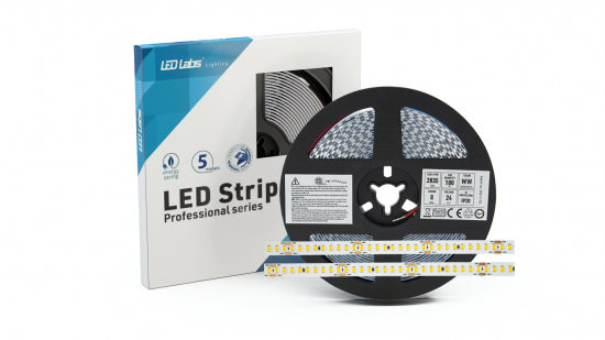 LED Streifen PRO 3Y 24V 900 LED 2835 SMD 8W CW 180lm/W