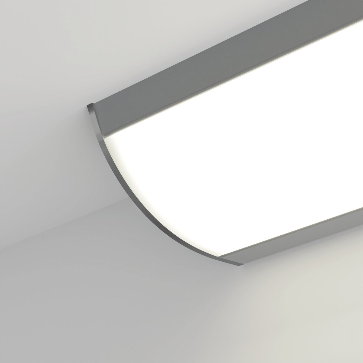KLUŚ Endkappe KOPRO-30-L-L, silbern, PP – Detail-/Anwendungsbild