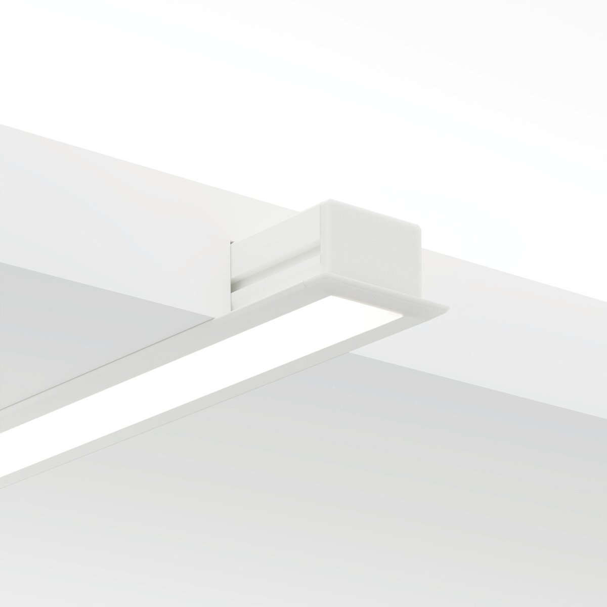 KLUŚ Endkappe PDS-NK, weiß, ABS – Detail-/Anwendungsbild