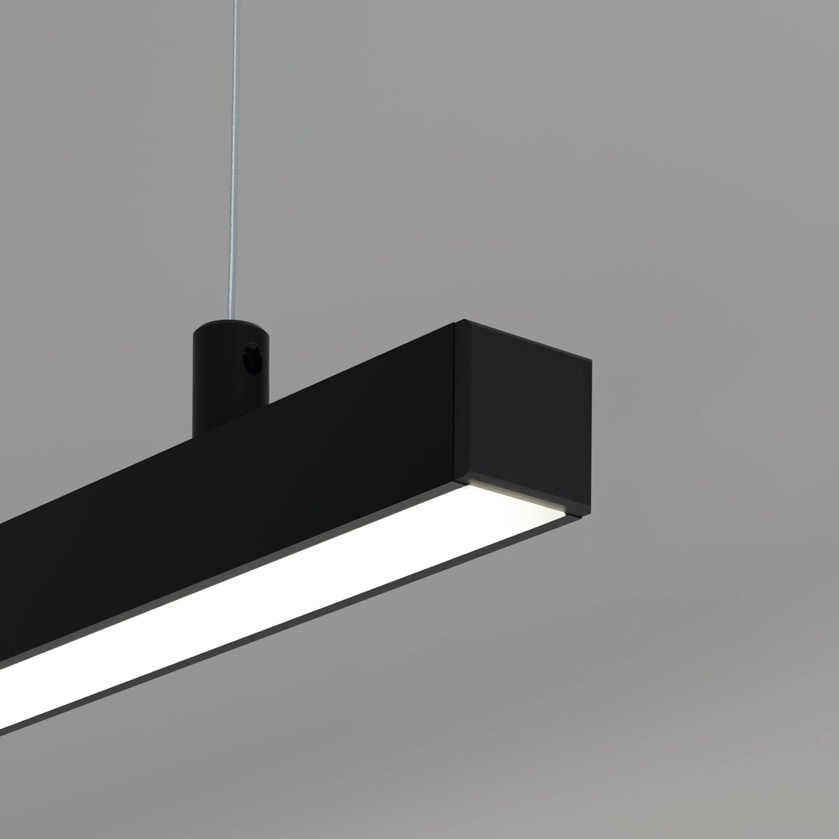 KLUŚ Endkappe PDS-ZM-PLUS, schwarz, ABS – Detail-/Anwendungsbild