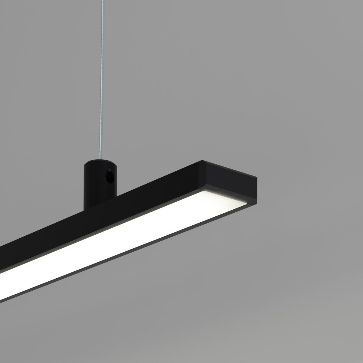 KLUŚ Endkappe MICRO-PLUS, schwarz, PP – Detail-/Anwendungsbild