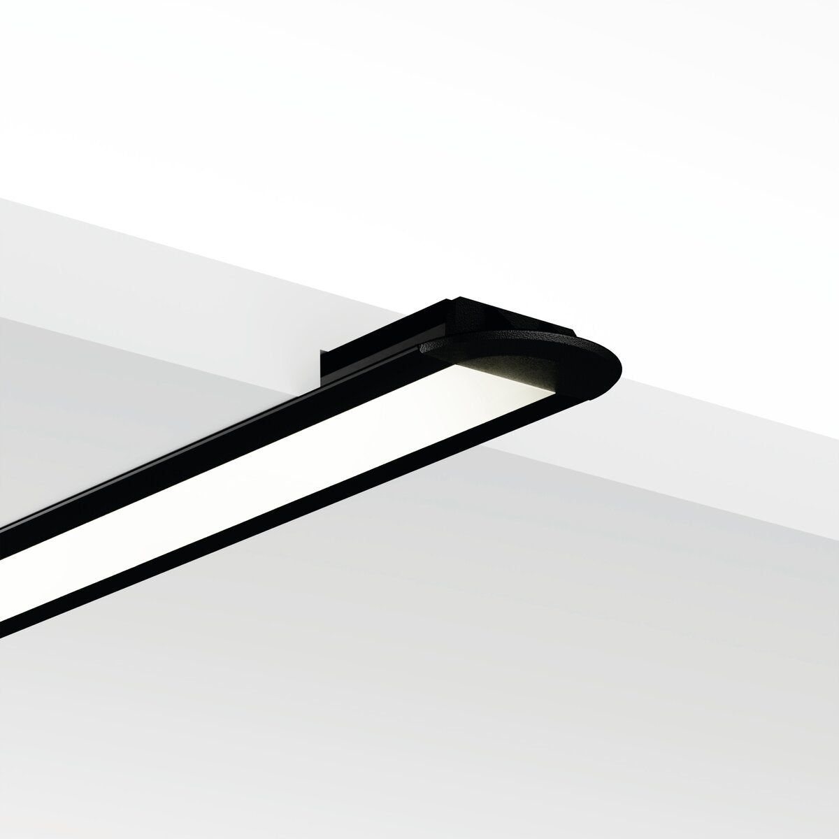 KLUŚ Endkappe MICRO-LNK, schwarz, ABS – Detail-/Anwendungsbild