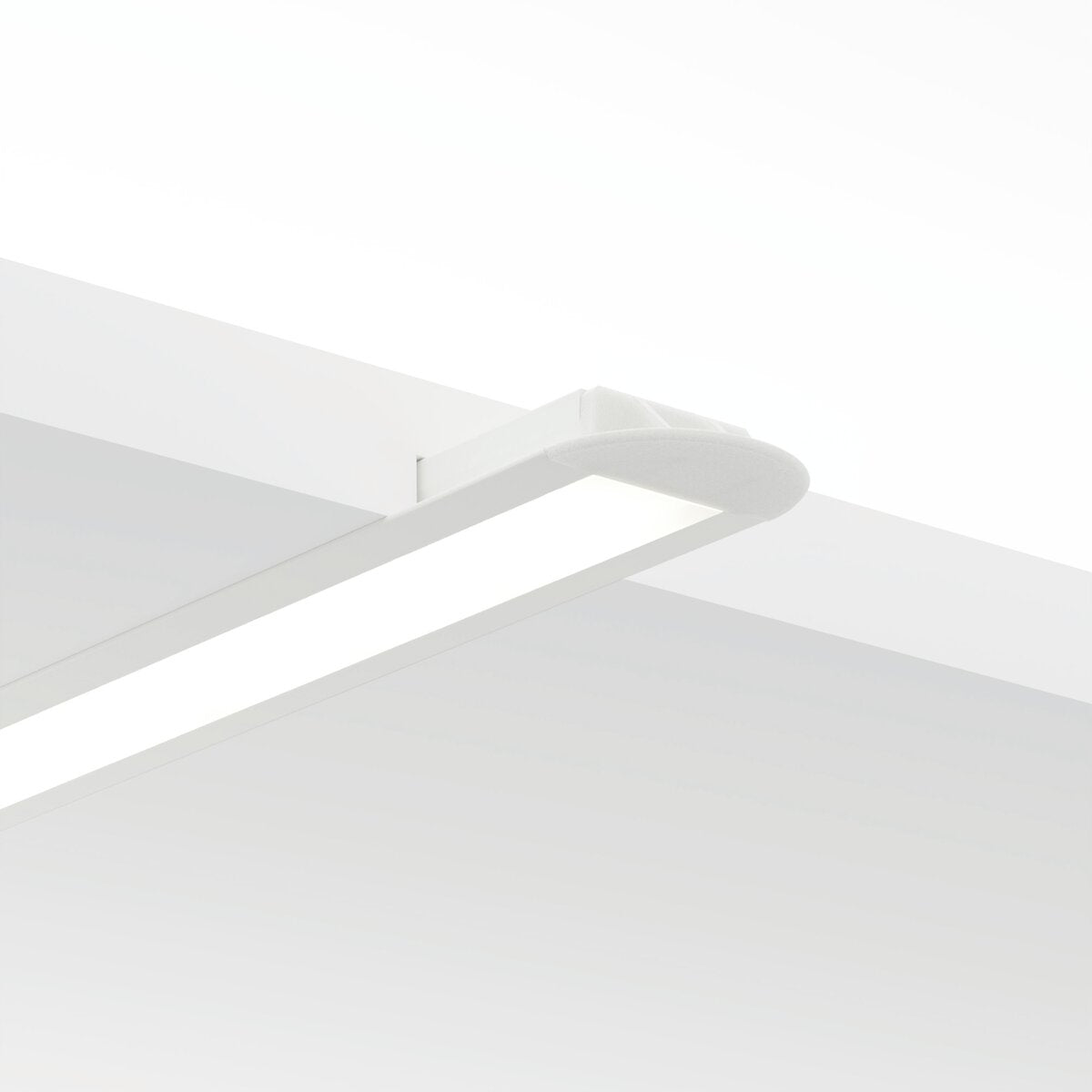 KLUŚ Endkappe MICRO-LNK, weiß, ABS – Detail-/Anwendungsbild