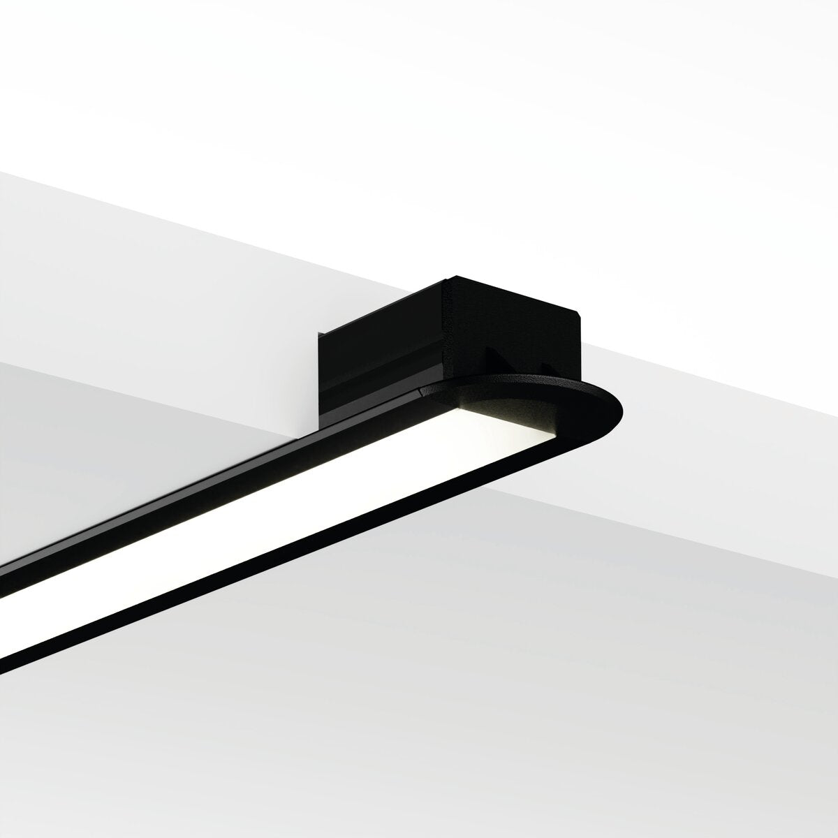 KLUŚ Endkappe PDS-LNK, schwarz, ABS – Detail-/Anwendungsbild