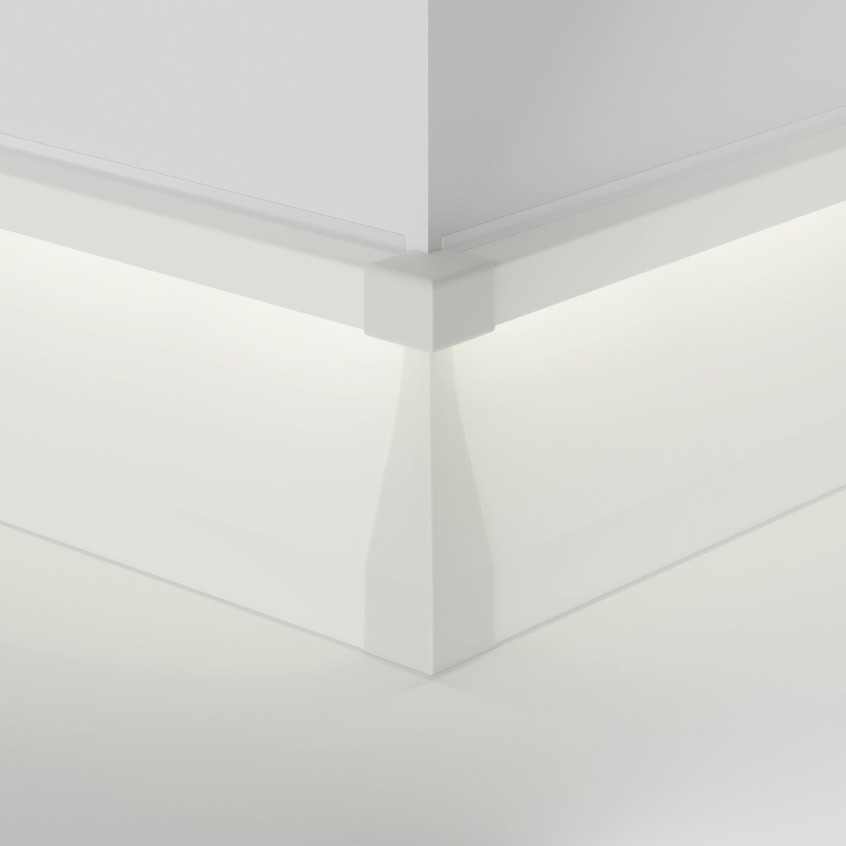 KLUŚ Endkappe OLIS-90Z, weiß, ABS – Detail-/Anwendungsbild