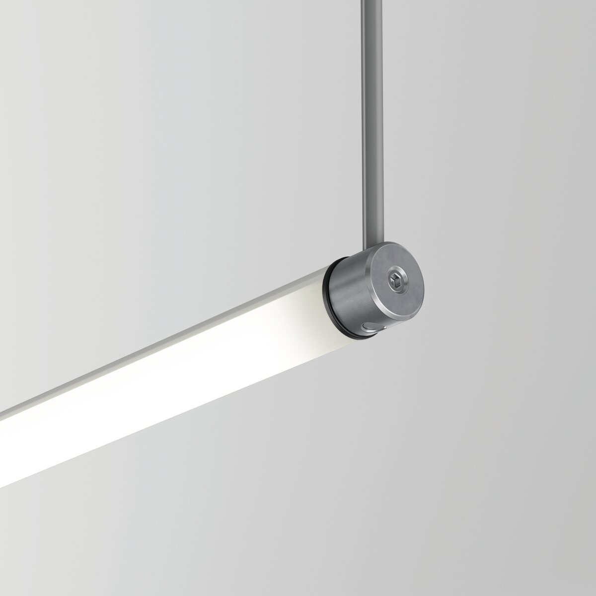KLUŚ Endkappe mit Stromversorgung PIKO-O – Detail-/Anwendungsbild