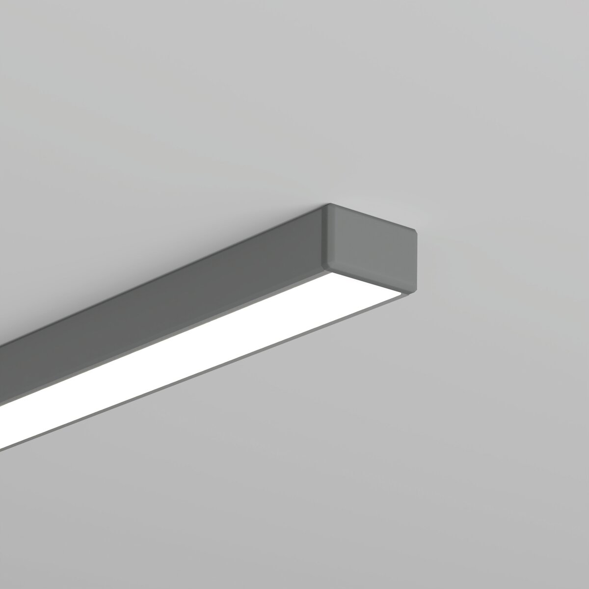 KLUŚ Endkappe MICRO-H, grau, PP – Detail-/Anwendungsbild