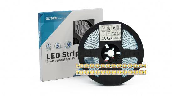 LED Streifen PRO 3Y 24V 1000 LED 2835 SMD ONE LED CUT 10W 4000K