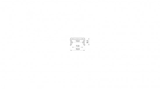 Lumines Profil Typ atom Light Ivory, lackiert