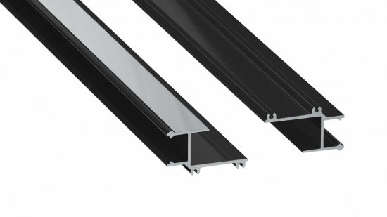 Lumines Profil Typ APA16 Schwarz, lackiert