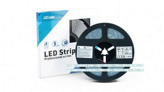 LED Streifen PRO 3Y 24V 350 LED 2835 SMD 6W NW RA90 HS