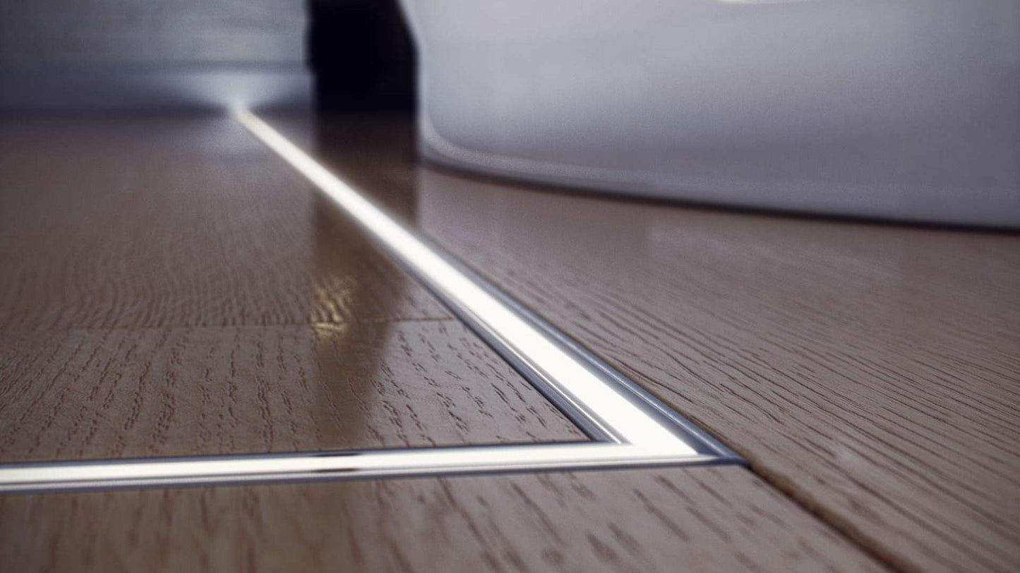 Lumines Profil Typ TERRA Silber, eloxiert