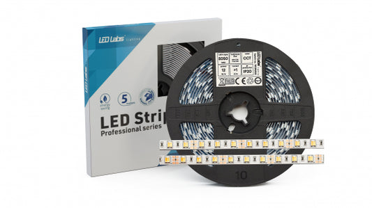 LED Streifen PRO 3Y 12V 300 LED 5050 SMD 12W CCT