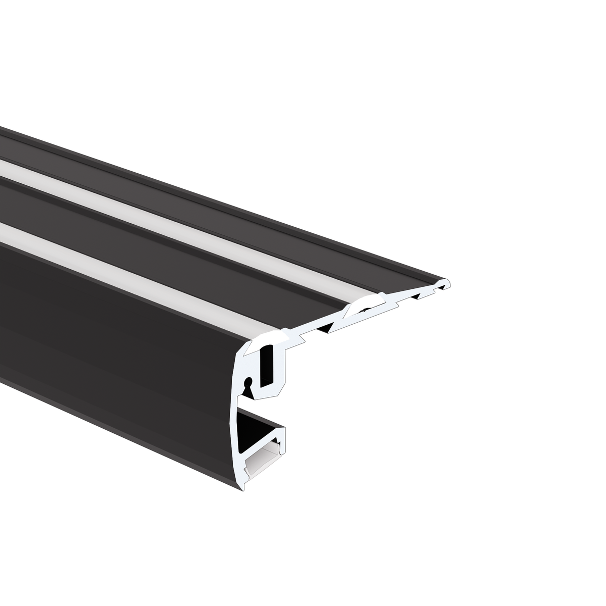 Profil STEP, schwarz eloxiert – Produktbild