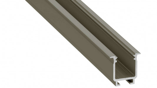 Lumines Profil Typ W INOX, eloxiert