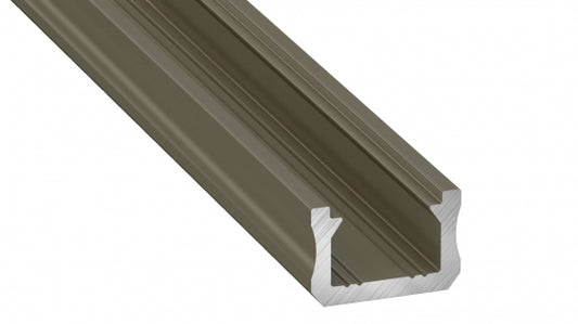 Lumines Profil Typ X Inox, eloxiert