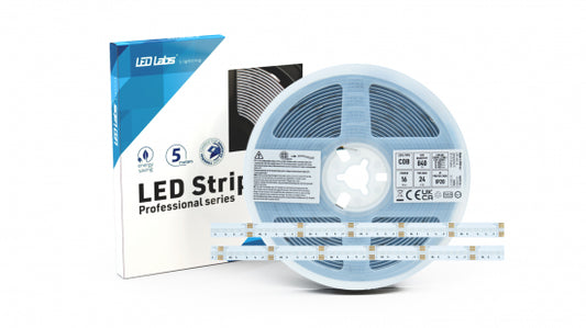 LED Streifen PRO 3Y 24V 4480 LED COB 16W RGB+CCT RA93