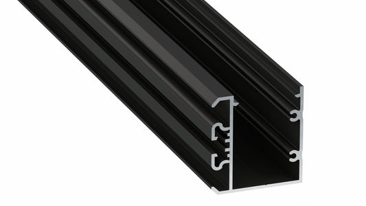 Lumines Profil Typ UNICO Schwarz, lackiert