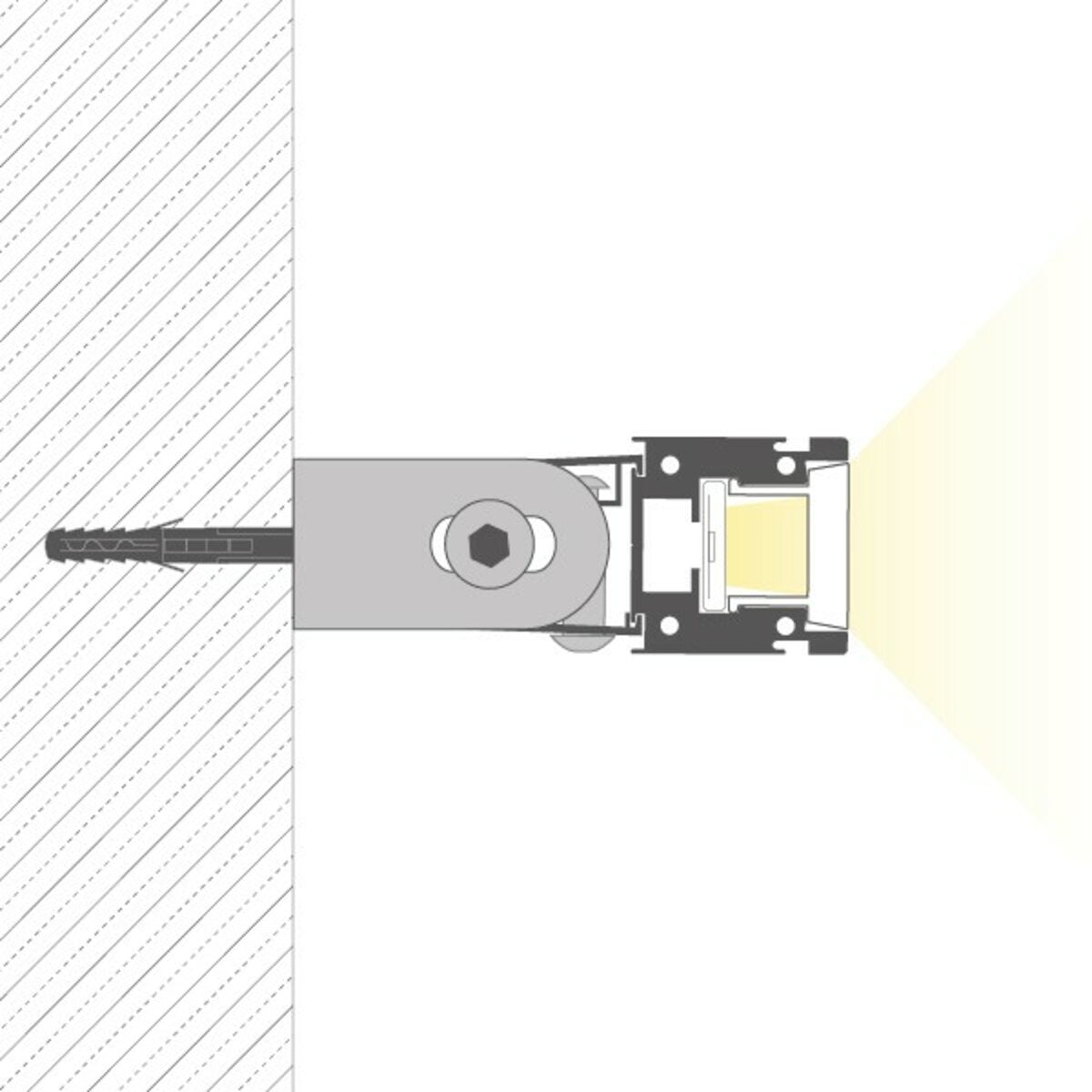 Profil HR-OPTI, silber eloxiert – Produktbild