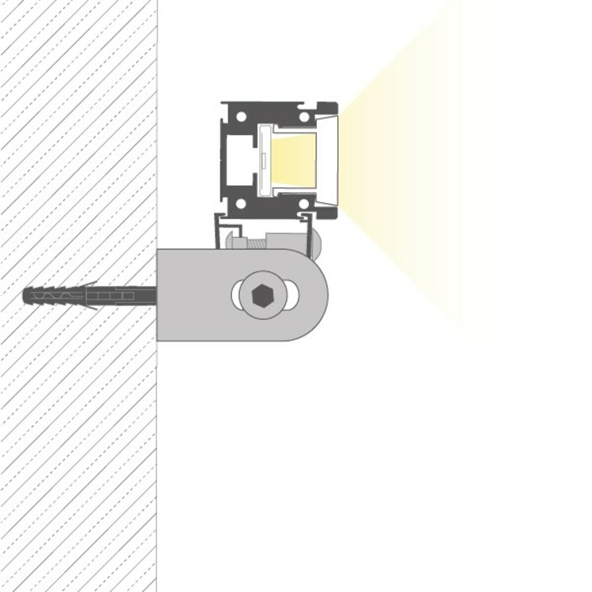 Profil HR-OPTI, silber eloxiert – Produktbild