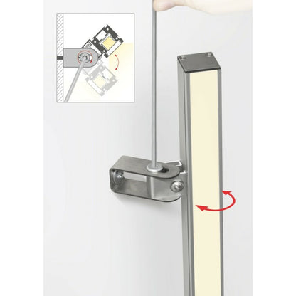 KLUŚ Befestigungsclip HR-OPTI-60 – Detail-/Anwendungsbild