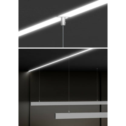 KLUŚ Befestigung OS22-LIN-Z, weiß, rostfreier Stahl, PA – Detail-/Anwendungsbild