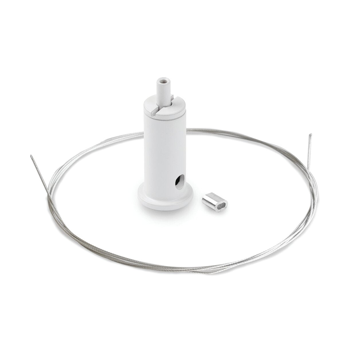 KLUŚ Befestigungsset RG-1, weiß, Messing – Produktbild