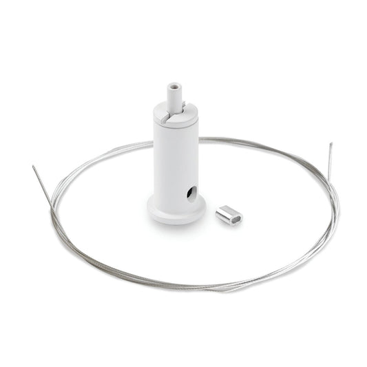 KLUŚ Befestigungsset RG-1, weiß, Messing – Produktbild