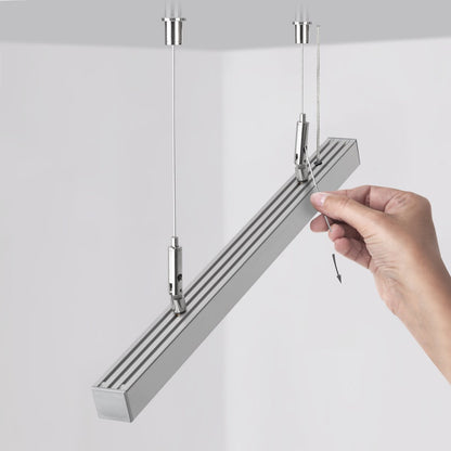 KLUŚ Befestigungsset RD-4, silbern, Messing – Detail-/Anwendungsbild