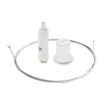 KLUŚ Befestigungsset RD-1, weiß, Messing – Produktbild