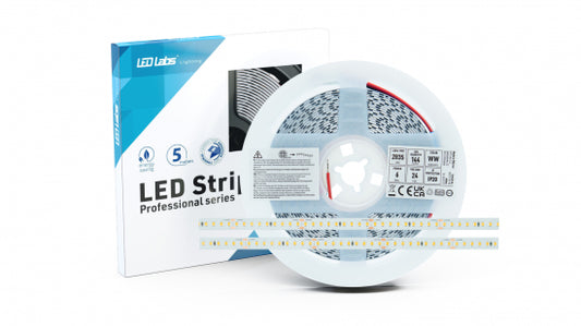 LED Streifen PRO 3Y 24V 720 LED 2835 SMD 6W 3000K RA90