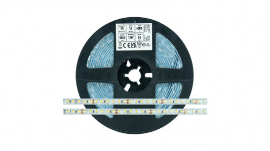 LED Streifen 600 LED 2835 SMD 24V NW RA80 IP65HS