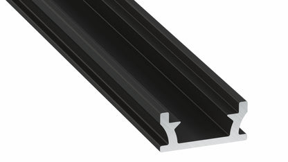 Lumines Profil Typ Terra Schwarz, lackiert