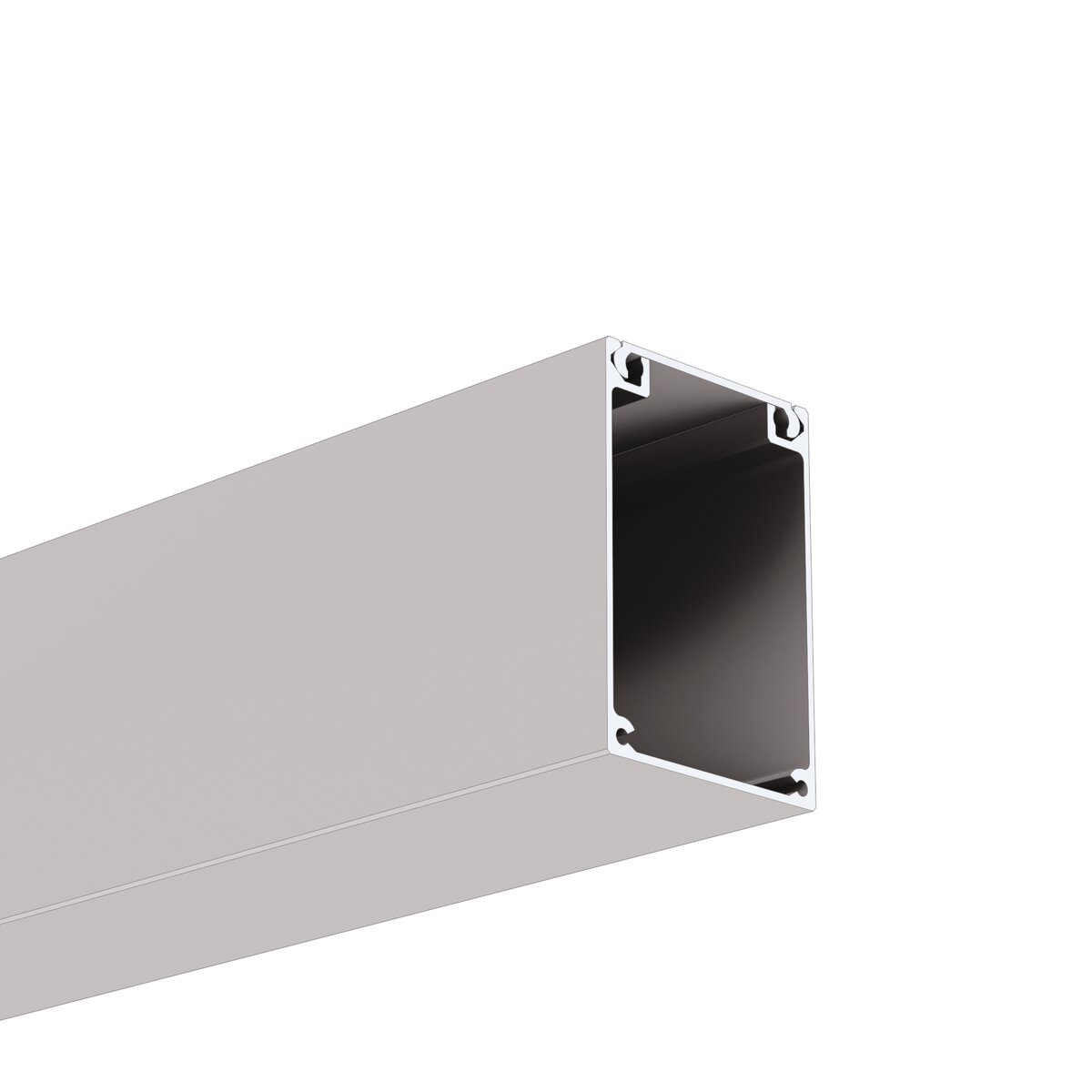 Profil BOX, silber eloxiert – Produktbild