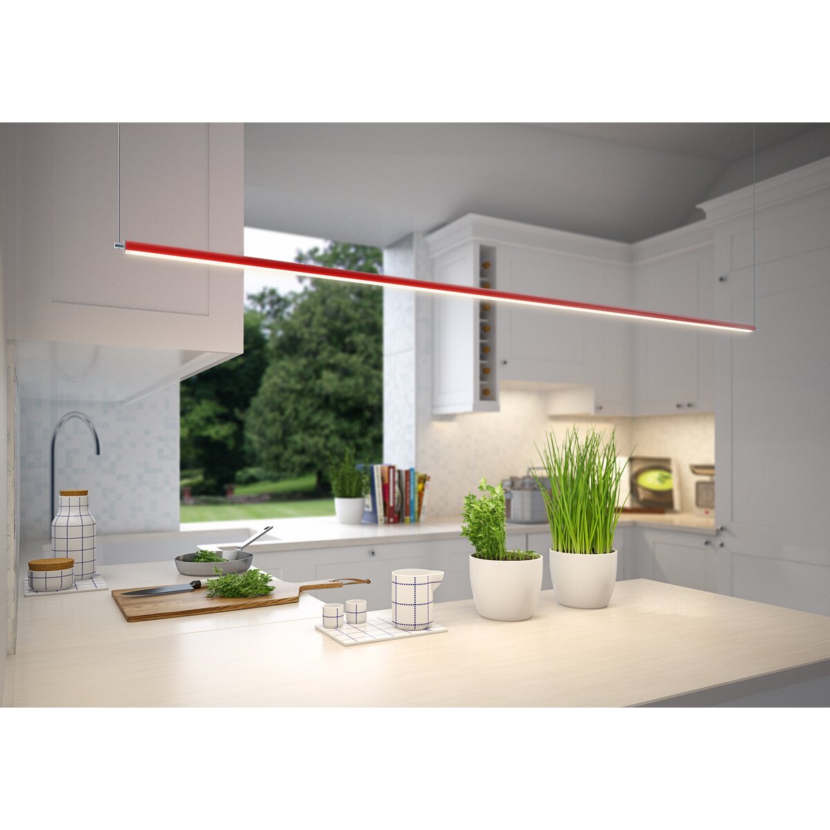 Profil OLEK, lackiert, Karamell (NCSS3030-Y60R) – Anwendungsbild