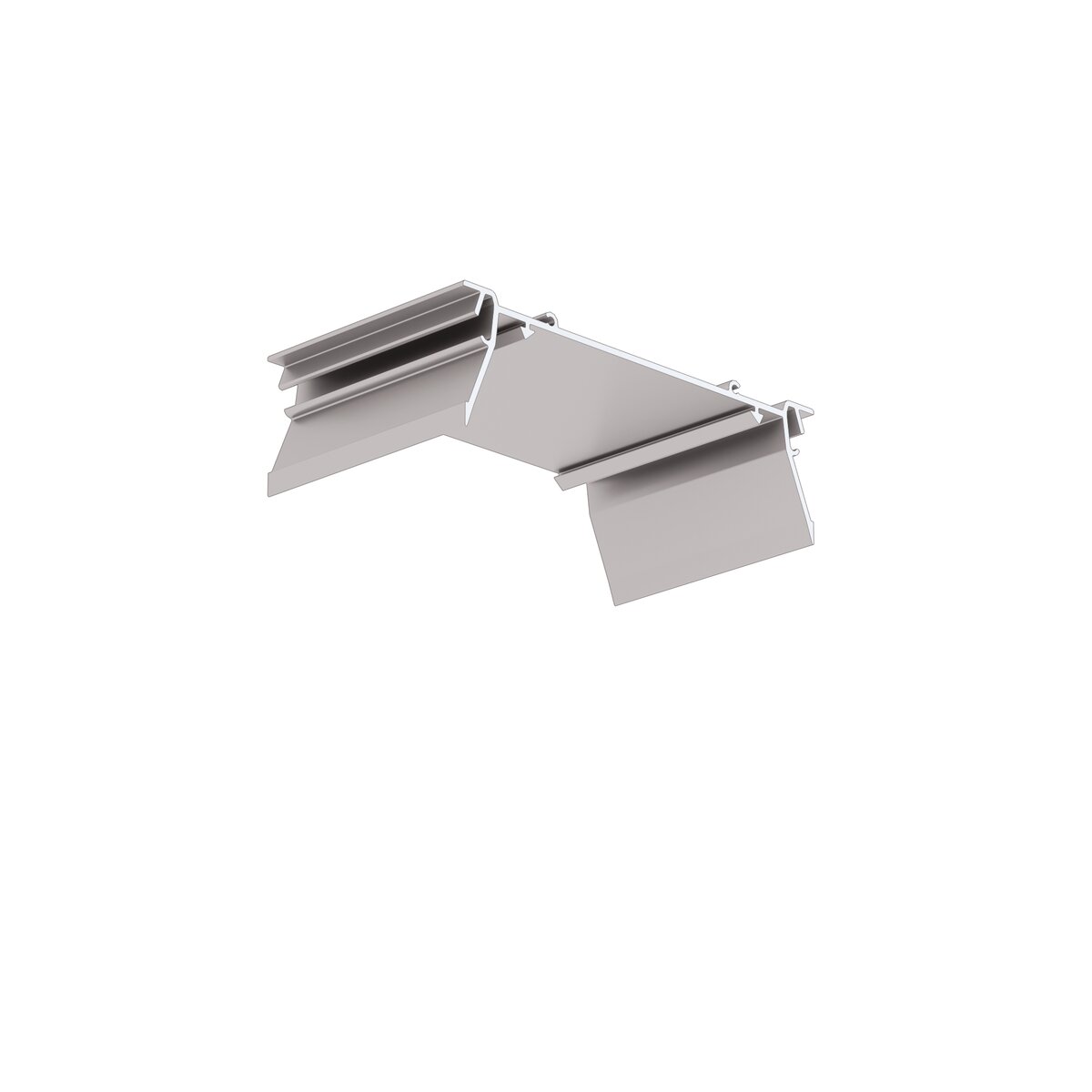 Profil MOD-MOS-100, silber, nicht eloxiert – Produktbild