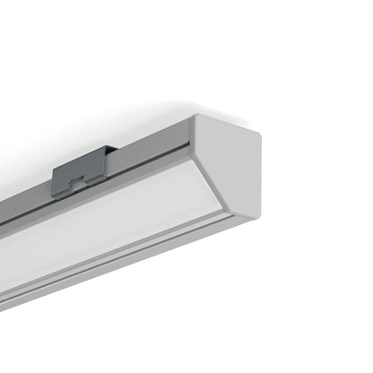 KLUŚ Endkappe 45-PLUS, grau, ABS – Detail-/Anwendungsbild