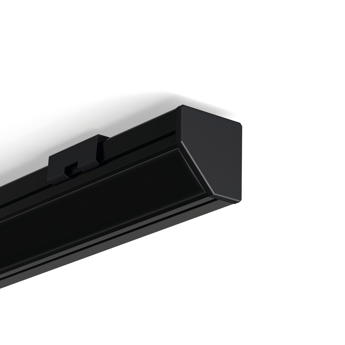KLUŚ Endkappe 45-PLUS, schwarz, ABS – Detail-/Anwendungsbild