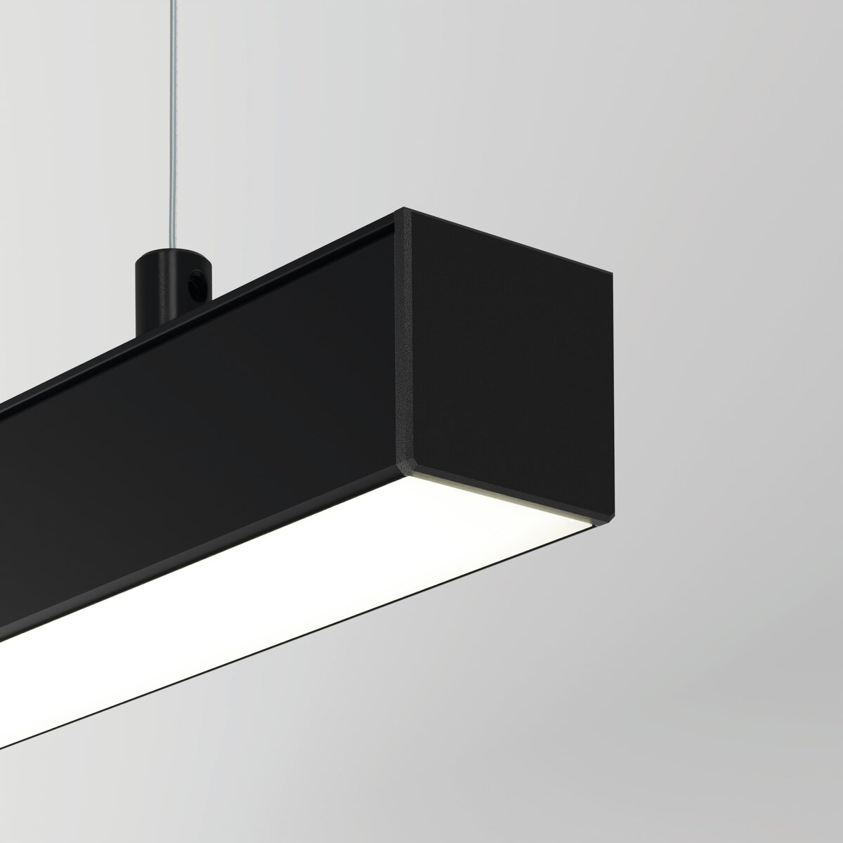 KLUŚ Endkappe LIPOD, schwarz, PP – Detail-/Anwendungsbild