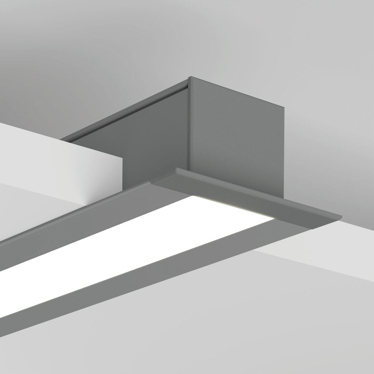 KLUŚ Endkappe LARKO, grau, PP – Detail-/Anwendungsbild