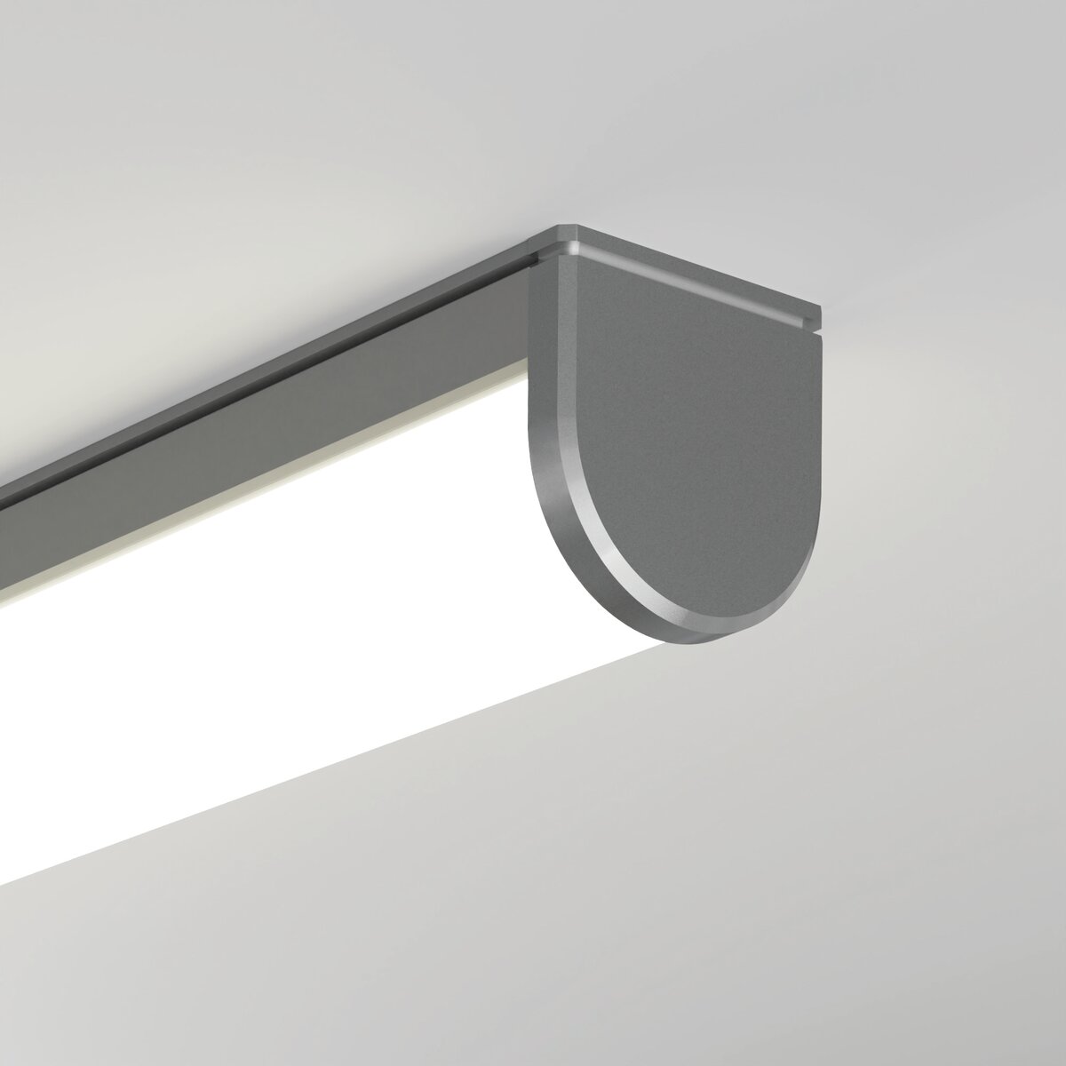KLUŚ Endkappe GIL, silbern, PP – Detail-/Anwendungsbild