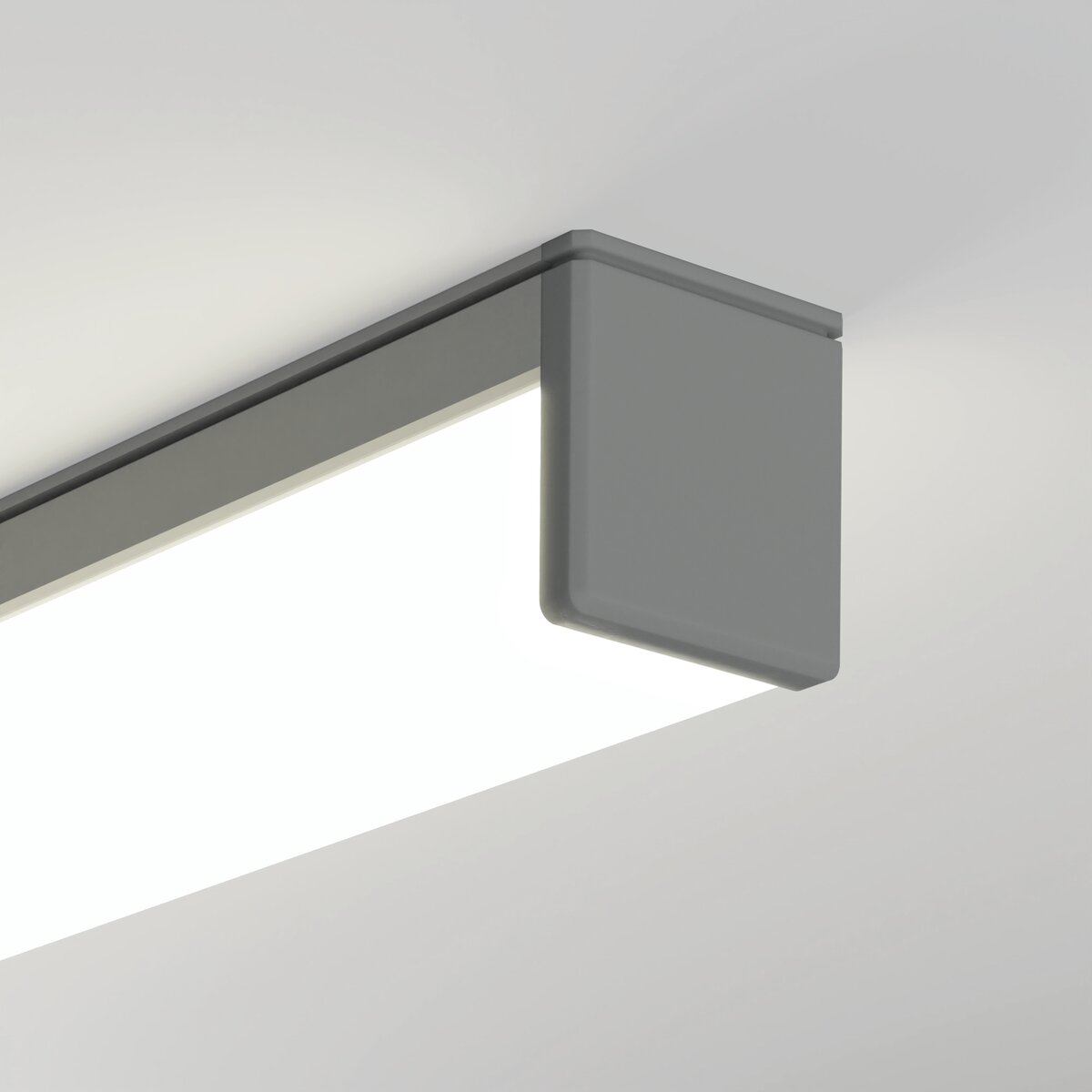 KLUŚ Endkappe GIZAT, grau, PP – Detail-/Anwendungsbild