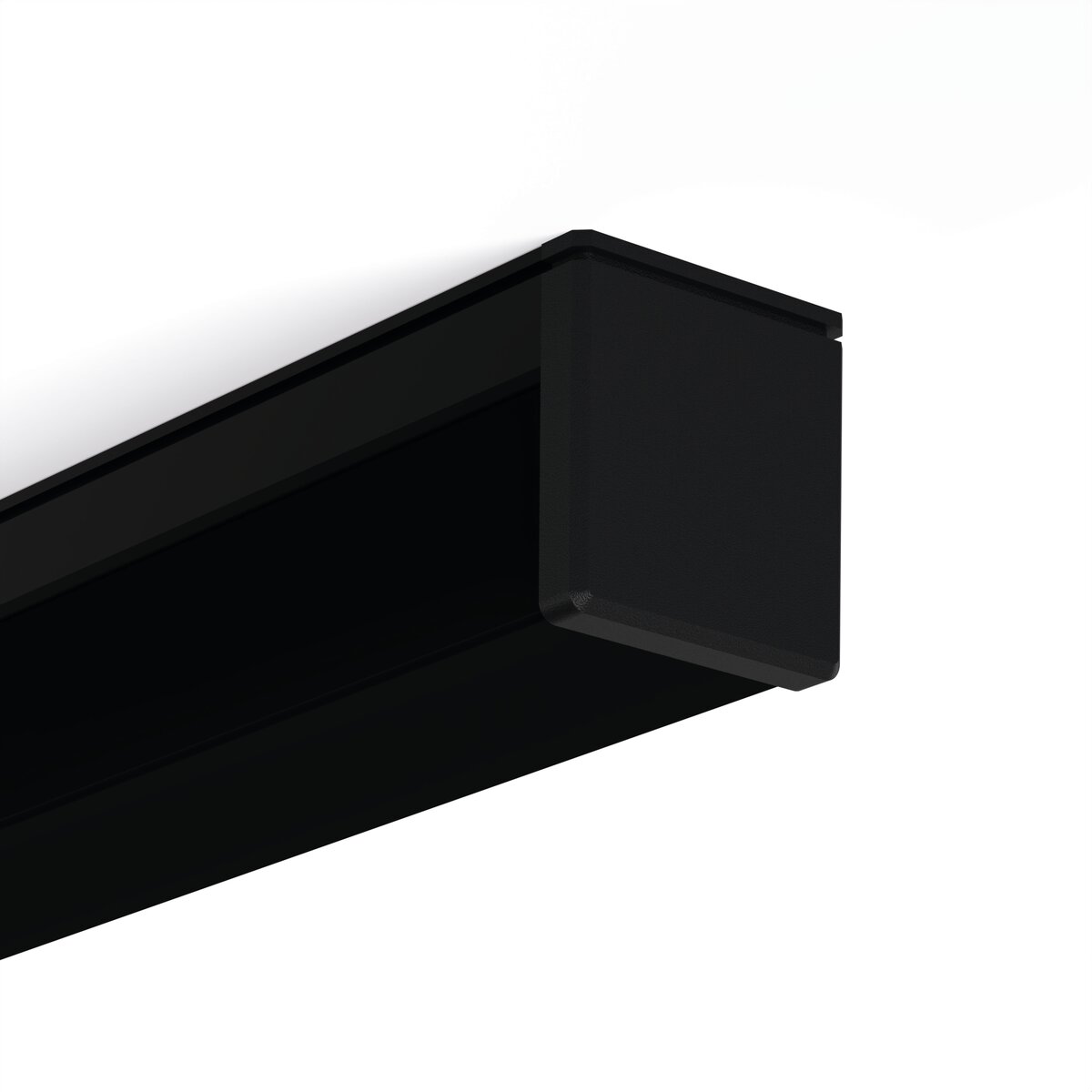 KLUŚ Endkappe GIZAT, schwarz, PP – Detail-/Anwendungsbild