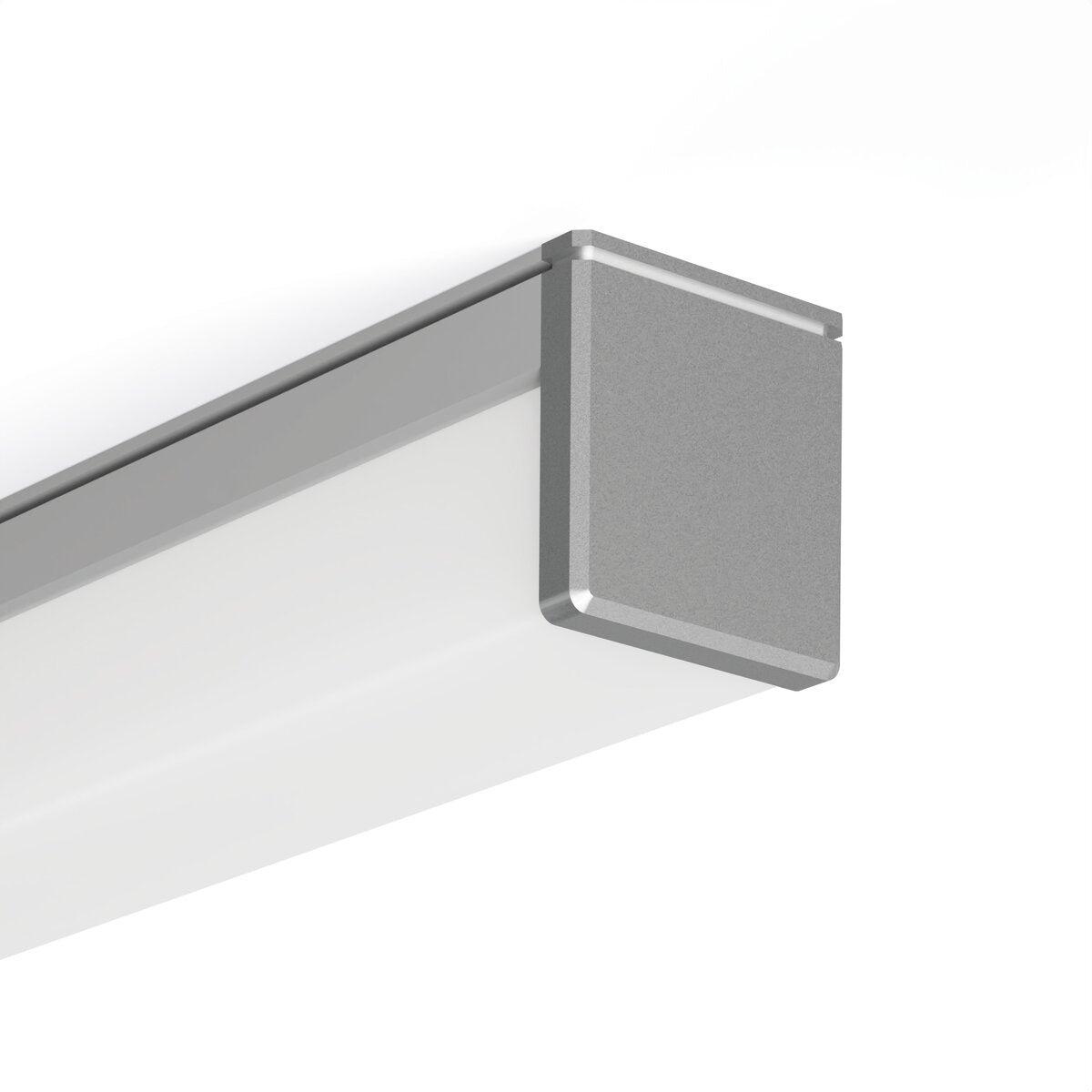 KLUŚ Endkappe GIZAT, silbern, PP – Detail-/Anwendungsbild